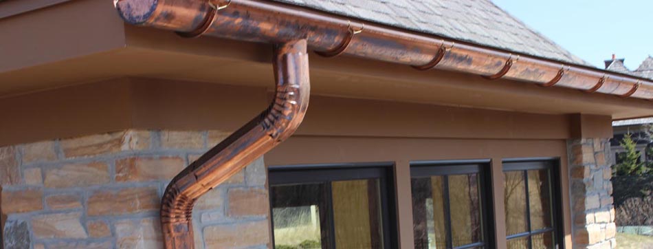 Copper Gutters